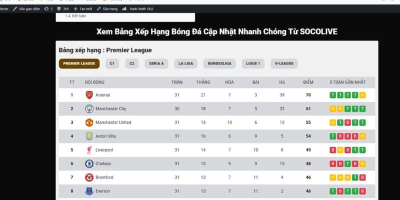 Trực tiếp bóng đá Full HD cực mượt